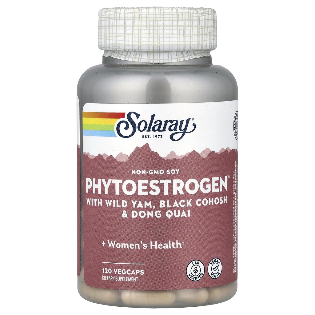 Solaray Phytoestrogen Supplement, 120 Zähler