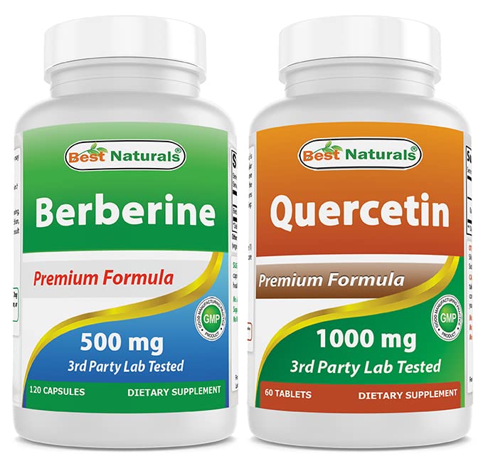 Meilleures naturelles Berberine 500m & Quercetin 1000 mg