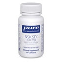 Reine Kapseln NSK-SD - 100 mg Nattokinase - für normale Blutzirkulation - Unterstützt fibrinolytische Aktivität* - Glutenfrei & Non-GMO - 60 Kapseln
