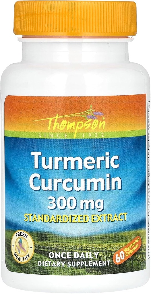 Turmeric Extract 300mg Thompson 60 Caps