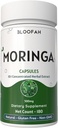 Estratto di caffè verde 500mg | 100% Pure Moringa Oleifera Leaf | Polvere di estratto concentrato 10:1 | Non OGM, Nutriente-Rich Vegetariano Green Superfood (180 Conteggio (Pack of 1)