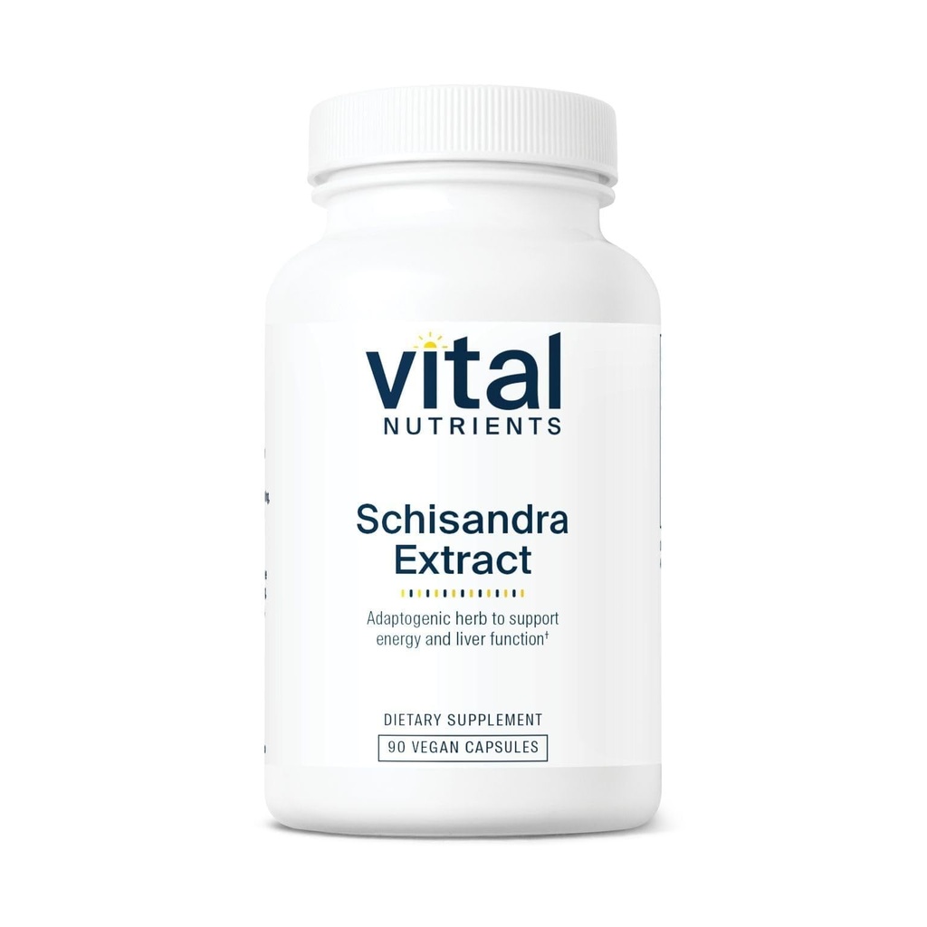 Vital Nutrients - Estratto di Schisandra - fegato, immune, energia e supporto di resistenza - 90 capsule vegetariane per bottiglia - 1000 mg