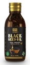 Huile de graines noires, huile de graines de cumin noire pure vierge (Nigella Sativa) Kalonji, pressé à froid, non raffiné, thymoquinone, végétalien, non OGM, liquide 60ml