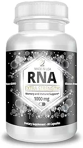 ACTIF RNA Extra Strength 1000 Mg, RNA Supplement mit Speicher und Immununterstützung, 60 Kapseln