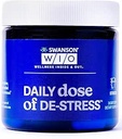 Swanson WIO Tägliche Dosis von DE-Stress Stress-Unterstützung, Entspannung, Fühlen Sie Calmer, Erholung besser, Weniger Stress, Lactium Milk Proteine Peptid, Adaptogen, Wellness, 30 Kapseln (30-Tage-Versorgung)