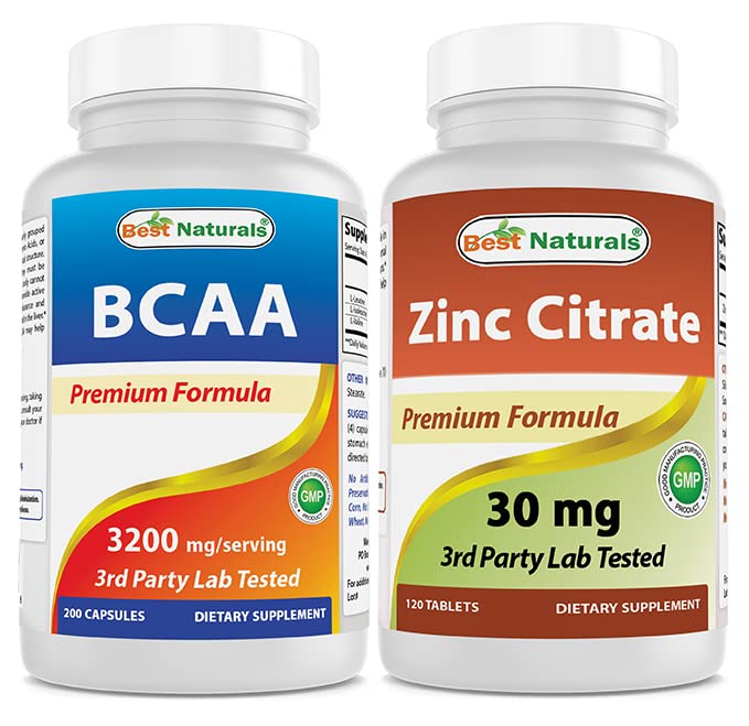 Best Naturals BCAA 3200mg & Zink Citrat 30 mg