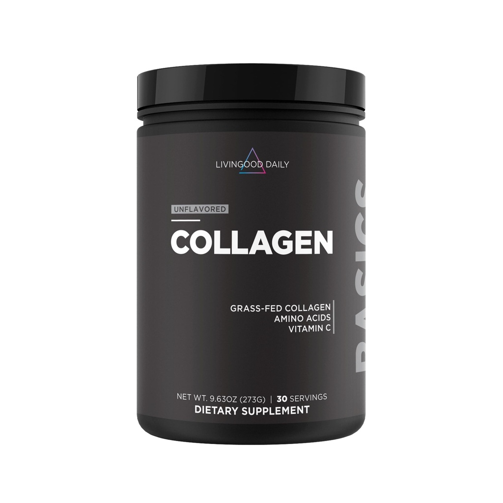 Polvere giornaliera di collagene non aromatizzata per le donne e gli uomini, polvere di peptidi di collagene idrolizzato con vitamina C, proteine con 20 aminoacidi, tipo I & III, erba Fed, Keto, Paleo, senza glutine, 30 Srvgs