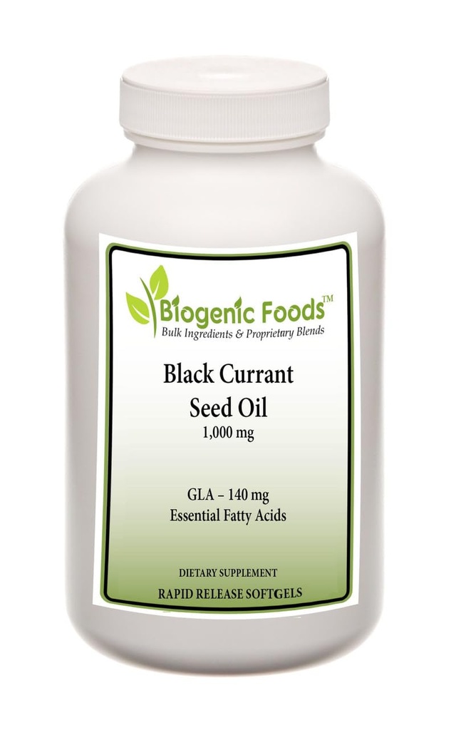 Olio di semi di ribes nero - acido grasso essenziale 140 mg di GLA naturale - 1.000 mg