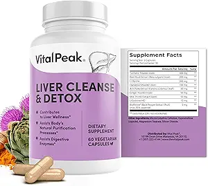 Detox & Repair - Integratore di supporto per la salute del fegato - con cardo di latte, berbero, polvere di radice di barbabietola, curcuma, zenzero, radice di dadelion, carciofo, estratto di semi di uva & More - 240 capsule