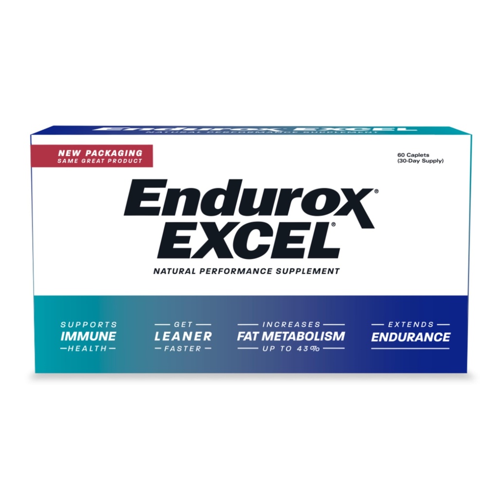 Pacific Health Endurox Excel Natural Performance Supplement, steigert Stoffwechsel und baut Ausdauer mit Ciwujia (Ginseng) Wurzel - 60 Caps