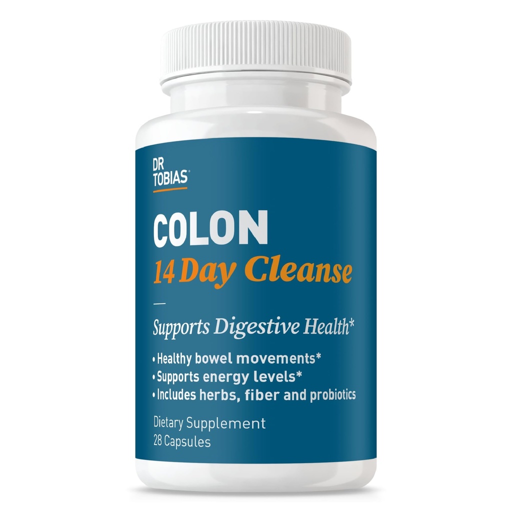 Dr Tobias Colon Cleanse - Constipation Relief & Gut Health Support pour les femmes et les hommes