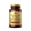Solgar Vitamin B12 500 mcg - 100 pflanzliche Kapseln - Energie Stoffwechsel & Nervous System Unterstützung - Non-GMO, Vegan, Gluten & Dairy Free, Kosher, Halal - 100 Portionen