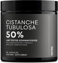 Cistanche Tubulosa Extract - Ultra High Potency 10:1 Extract with 50% Echinacoside & 10% Verbascoside - Highly Concentrated - Third-Party Lab Tested - 60 Capsules