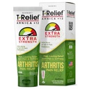 T-Relief Extra Forza Artrite Crema Arnica +12 Dolore alleviare le medicine naturali Aiutare Soothe Soreness Stiffness Aches & Pains in Giunti Naturalmente - 3 oz