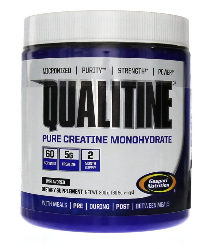 Gaspari Nutrition Pure Creatine Monohydrat, 5g reines Kreatin, Boost Muskel und Größe (Unflavored, 60 Servierungen)