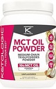 Polvere di olio MCT Ketologic senza aroma (1 LB) – Keto Coffee Creamer & Energy Support – 41 Serve di trigliceridi a catena media per il combustibile di messa a fuoco