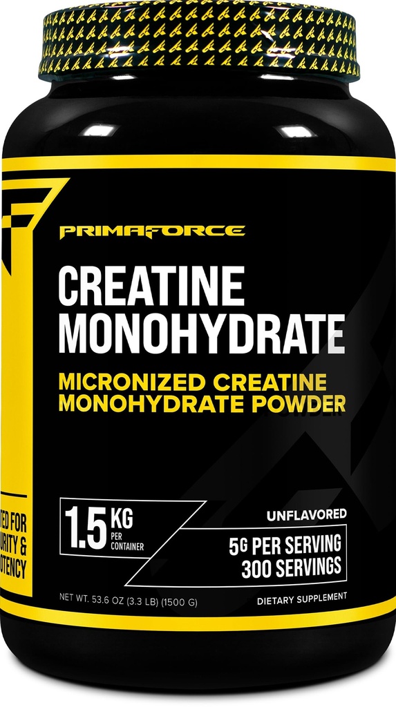 Integratore monoidrato della creatina di Primaforce – 1,5 KG - Polvere micronizzata