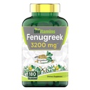 tnvitamines Fenugreek Kapseln: 3200 mg - 180 Kapseln | Fenugreek Ergänzung für Männer & Frauen | Fenugreek Seed Powder Extract | Non-GMO | Made in USA!