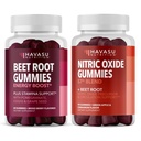 HAVASU NUTRITION Nitric Oxide Gummis mit L-Arginin und Rübe Wurzel (1 Monat Versorgung) & Beet Root Gummies mit COQ10 & Granatapfel (1 Monat Versorgung)