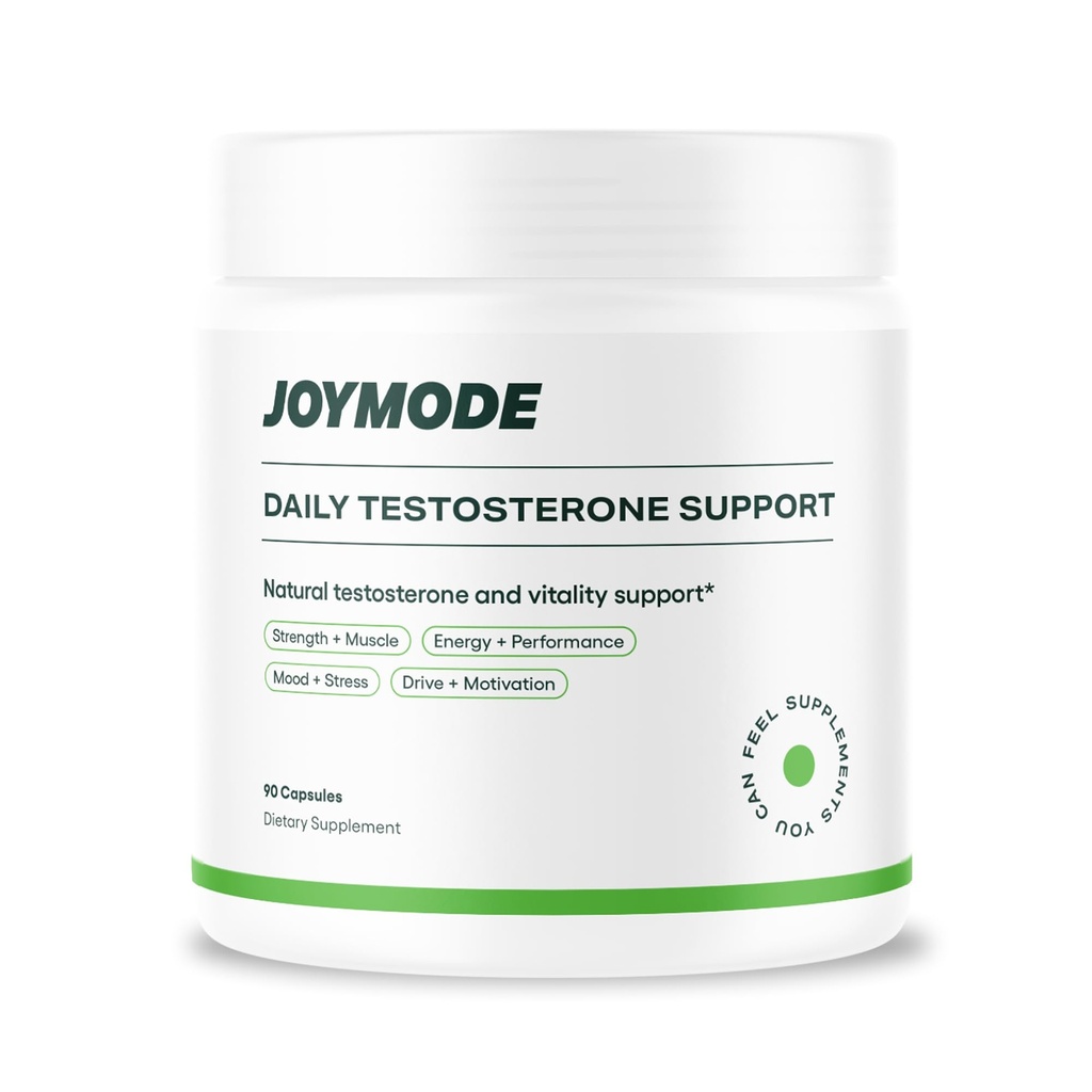 JOYMODE Complexe de soutien à la testostérone (180ct) - Supplément naturel pour hommes avec/Ashwagandha, DIM, Magnésium, Zinc et Boron - Pack de 2