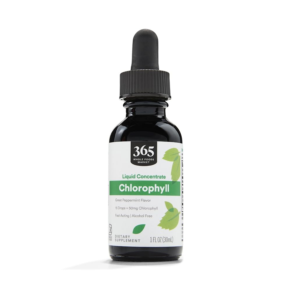 365 da Whole Foods Market, Liquid Concentrate Chlorophyll, Peppermint Flavor, 1 Fl Oz