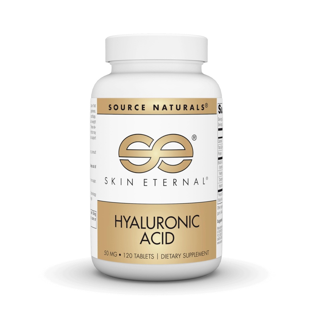 Source Naturels Peau Acide Hyaluronique éternel, 50mg - 120 comprimés