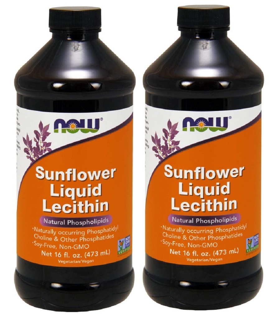 Jetzt Lebensmittel Sunflower Liquid Lecithin, 16oz- 4 Pack von Jetzt Foods