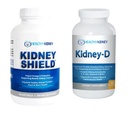 Nierenschild Unterstützung Omega 3 Kidney Cleanse Kidney-D Ergänzung Vitamin D Bundle