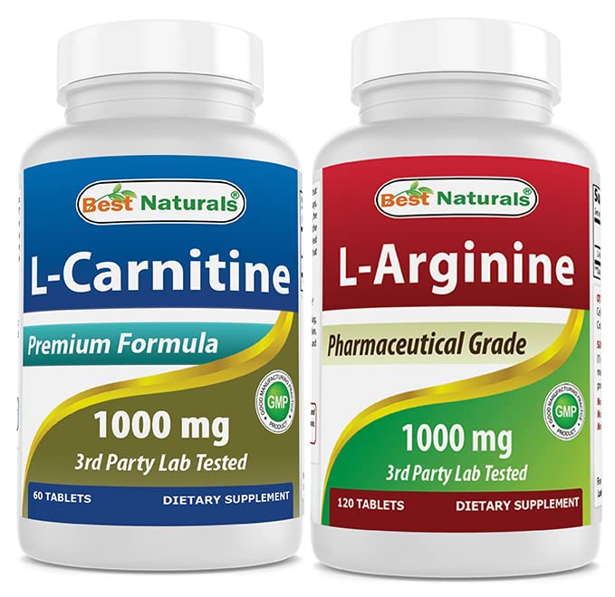 Best Naturals L-Carnitin 1000mg & L-Arginin 1000 mg