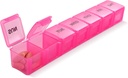 Pink XL Extra Large Weekly und Daily Pill Organizer für Pillen/Vitamin/Fish Oil/Supplements (Pink)