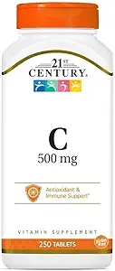 Vitamine C du 21e siècle, 500 mg, 250 comprimés