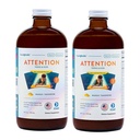 LIQUIDHEALTH Attenzione, Multivitamina liquida per bambini e adolescenti - Migliora la conservazione della memoria, concentrazione, messa a fuoco, umore, relax e calma - Made in the USA, Great Taste, Vegan, Sugar-Free (2 Pack)