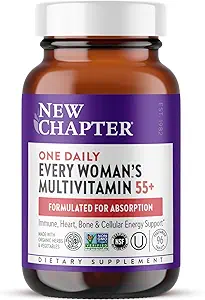 Nuovo Capitolo Multivitamina femminile 50 Plus per l'energia cellulare, il cuore e il supporto immunitario con 20+ Nutrienti + Astaxantina - Ogni donna uno quotidiano 55+, Gentle on The Stomach, 96 Conte