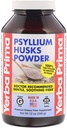 Yerba Prima Psyllium Husks Fiber Powder, 12 Unze - Natural Fiber Supplement - Colon Cleanse - Gut Health - Vegan, Non-GMO, Glutenfrei