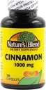 La cannelle mélangée de la nature 1000 mg 100 Caps
