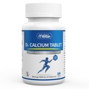 Supplément de calcium Vitamine-D3 1200-mg Magnésium-Mini - 186Tablettes Non aromatisée à libération lente Bone Santé Femmes et hommes Supplément diététique Facile à avaler sans sucre