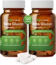 Bio Swiss Beta Glucan Immunität Power - 1,3D-1,6D Glucan mit Vitamin D - Immununterstützungsergänzung für verbesserte Verteidigung und Wellness - Vegan, Glutenfrei (120 Kapseln)