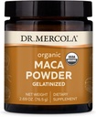 Dr. Mercola Organic Maca Powder Integratore alimentare Gelatinized, 2.69 oz (45 Serve), Non OGM, Soia Free, Gluten Free, USDA Organic