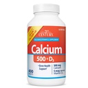 Calcium 500 mg Plus D3 Tablets, 400 Count