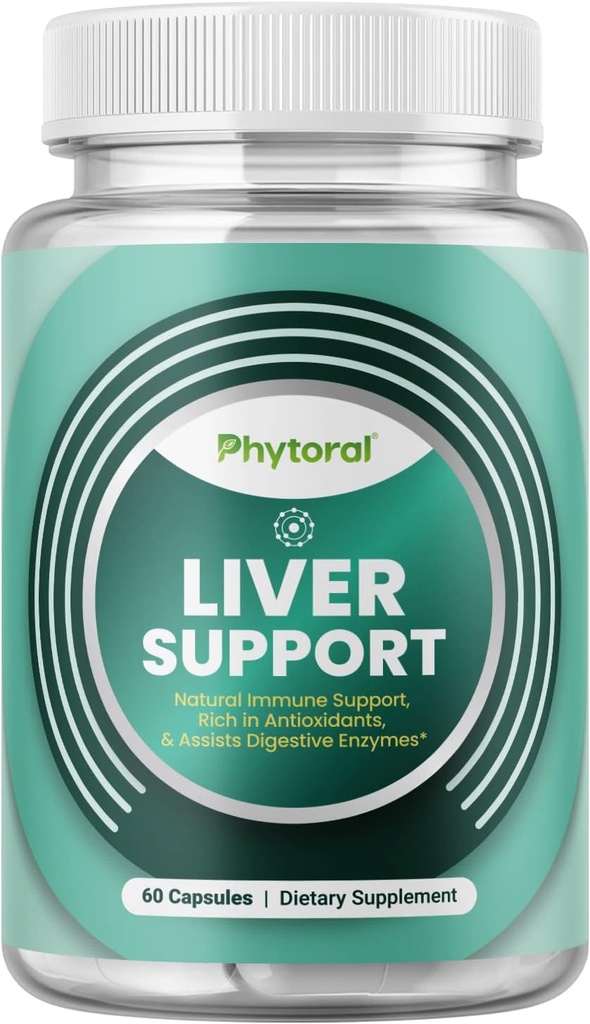 Supplément de soutien du foie avec oxyde de zinc - Supplément de soutien immunitaire pour l'immunité avec extrait de chardon de lait silymarin Racine et artichaut - foie santé pour nettoyer