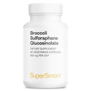 SUPERSMART - Broccoli Sulforaphane 300 mg - Standardizzato al 10% Sulforaphane Glucosinolate - Sistema immunitario Booster | Non-GMO & Gluten Free - 60 capsule vegetariane