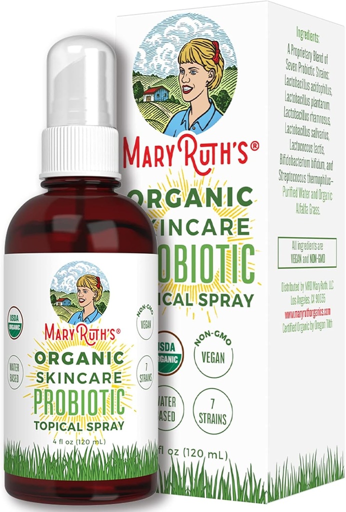 Liquido Probiotico Topico USDA Probiotici Topici Organici per la salute digestiva Lactobacillus Acidophilus Probiotic Gut Health & Immune Support Supplemento Vegan Non OGM Gluten Free 4 Fl Oz