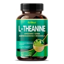 GriMed L-teanina 11.900mg- X10 Potenza con Apigenin, GABA Ashwagandha, Rhodiola - Rilassamento & Restauro Focus and Memory - Made in USA (150 Count (Pack of 1))