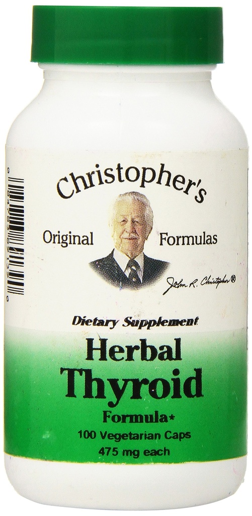 Dr Christopher's Formula Dr Christopher's Formula Herbal Thyroïde, 100 comtes