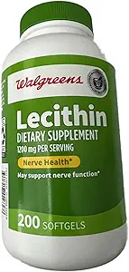 Walgreens Lecithine 1200mg Softgels 200 ea par Finest Nutrition