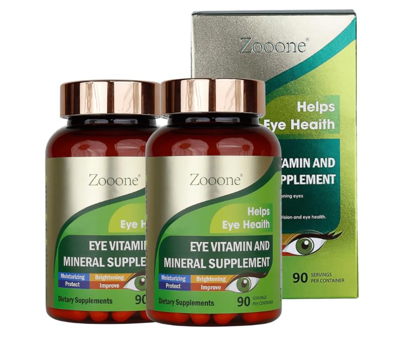 zooone- Lutein Augen Vitamine Ergänzung für Macular Health und Dry Eye, enthält Lutein, Zink, Vitamine C/E & Zeaxanthin zur Unterstützung der Augengesundheit, 90 Tabletten (2)