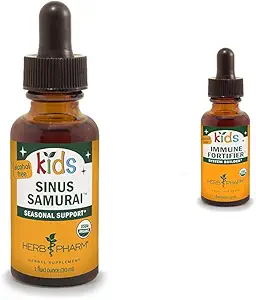 Herb Pharm Kids Sinus Samurai & Immun Fortifier Organische flüssige Kräuterformeln, 1 Fl Oz & 1 Unze