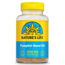Huile de graines de citrouille de vie de la nature - Source d'acides gras essentiels oméga 3 6 et d'antioxydants - Cold Pressed from Organic Pumpkin Seeds - Vegan, garantie de 60 jours, 90 portions, 90 softgels