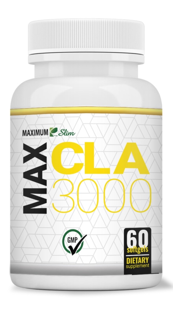 Maximale Slim MAX CLA 3000, hohe Potenz, natürliche Gewichtsabnahme Erhöhung, Lean Muskelmasse erhöhen, nicht stimulierend, Non-GMO 95% reine CLA, 90 Zähler