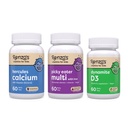 Le vitamine di Renzo più forti ora Bundle - Picky Eater Kids Multivitamin, Hercules Calcium e Vitamina D3 per bambini